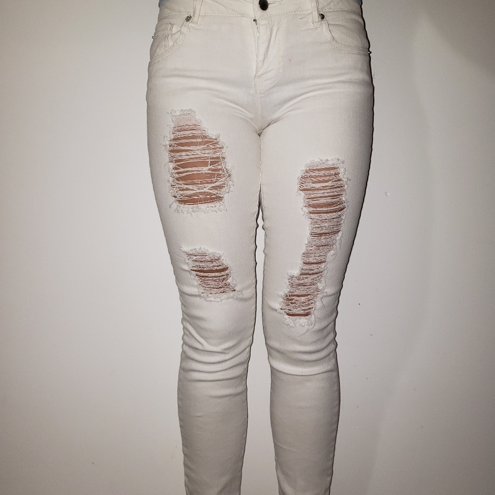 White jeans